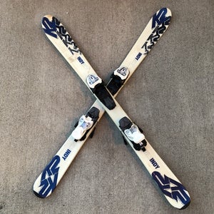 Used K2 Indy (113 cm) Skis with Bindings