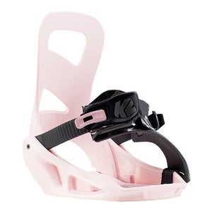 New K2 Lil Kat Junior Youth Pink Snowboard Bindings - Fit Size 2-5 Boots