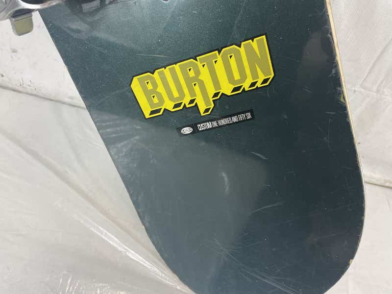 メンズセット BURTON CUSTOM 156cm＋FREE STYLE Ｌ Used Burton Custom 156 Cm Men's Snowboard Combo W Sims M L