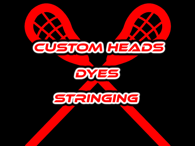 Custom Stringing and Dyeing Lacrosse Heads (Message for details)