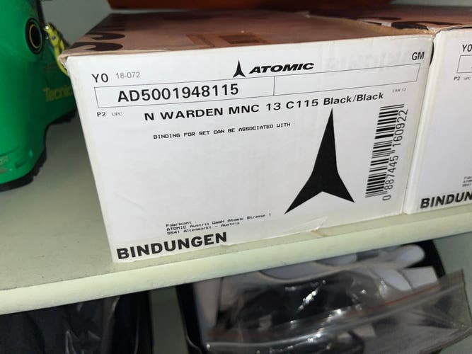 New Atomic All Mountain Ski Bindings 115 mm Brake Width Max Din 13