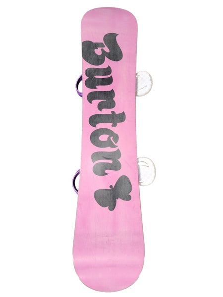 Used Burton Chicklet 126 Cm Girls' Snowboard With Burton Bindings