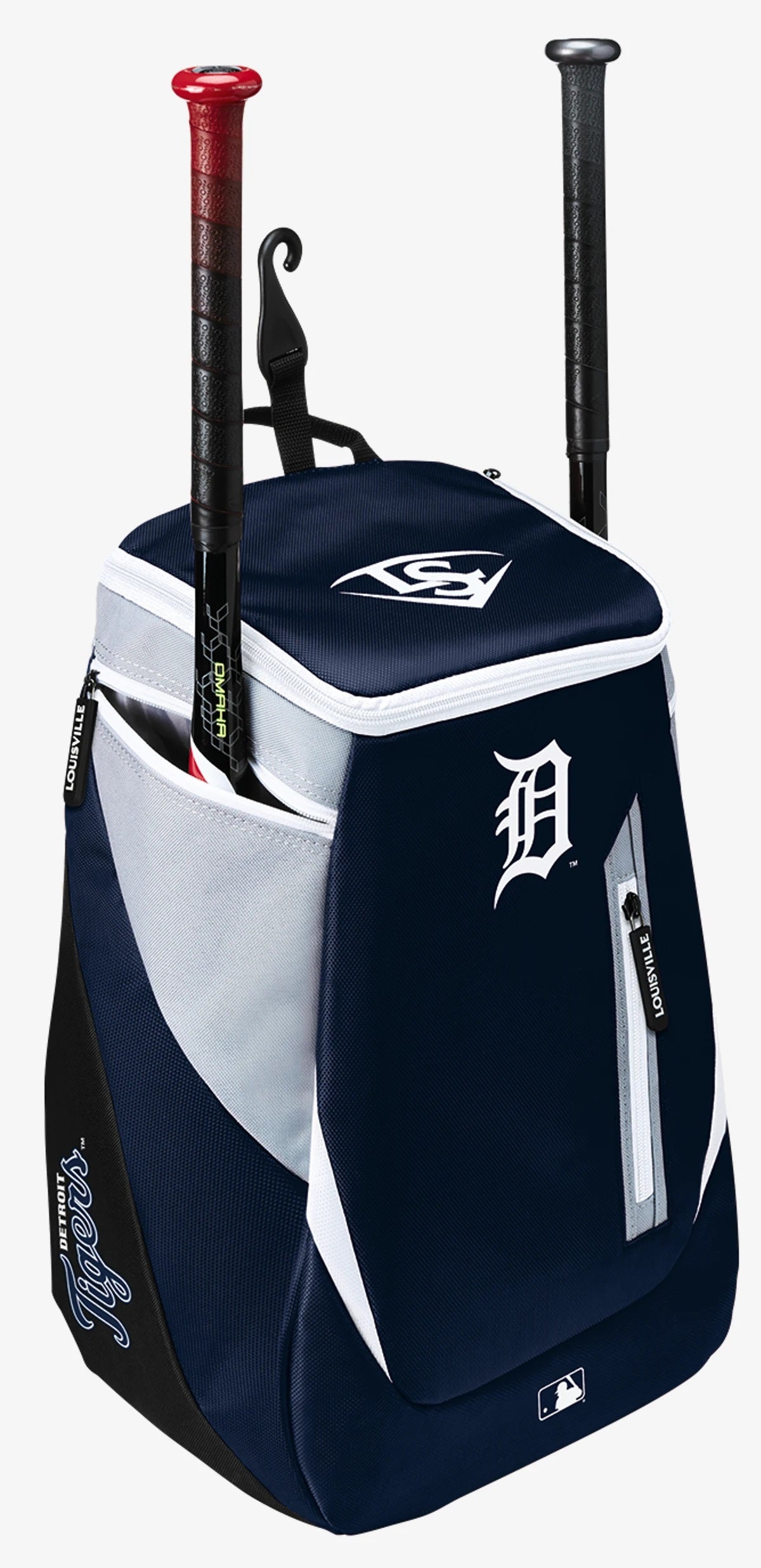 Detroit Tigers Louisville Slugger Baseball Bag Backpack Batpack Back Pack  Bat