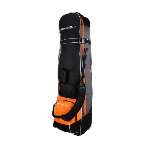 Powerbilt TPS Deluxe Wheeled Golf Travel Bag - Padded Golf Travel Bag