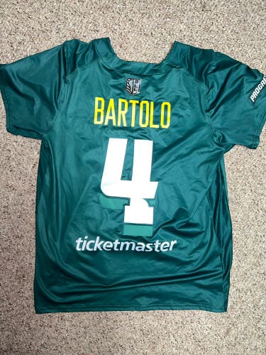 PLL Game Worn Redwoods Mitch Bartolo Jersey
