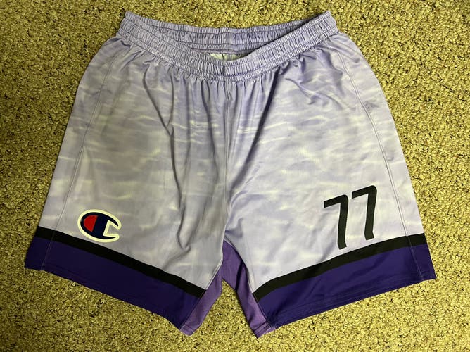 PLL Game Worn Waterdogs Zach Currier Shorts