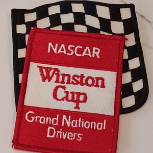 NASCAR WINSTON CUP GRAND NATIONAL DRIVERS EMBROIDERED SEW-ON PATCH