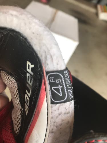 Used Bauer Inline Skates Regular Width Size 4.5