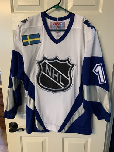 NHL 1998 World All-Stars #13 Mats Sundin Vintage Jersey