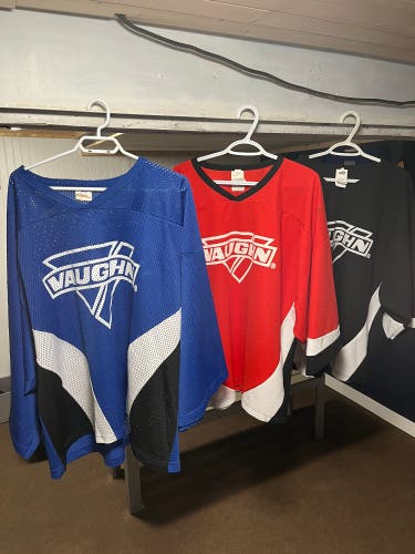 3 pack of senior Vaughn goalie cut jerseys