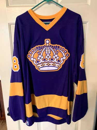 NHL Los Angeles Kings #8 Drew Doughty Vintage Jersey