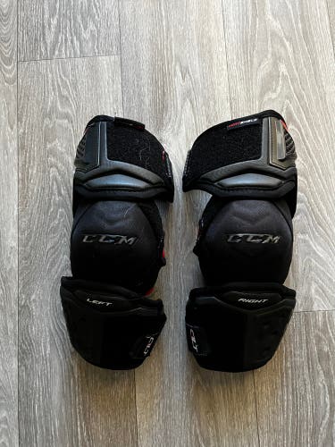 Used Large CCM  QuickLite Elbow Pads