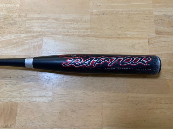 Used USSSA Certified Alloy (-11) 19 oz 30" Raptor Bat