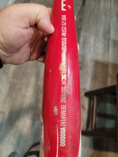 Used BBCOR Certified 2021 DeMarini Alloy Voodoo One Bat (-3) 29 oz 32"