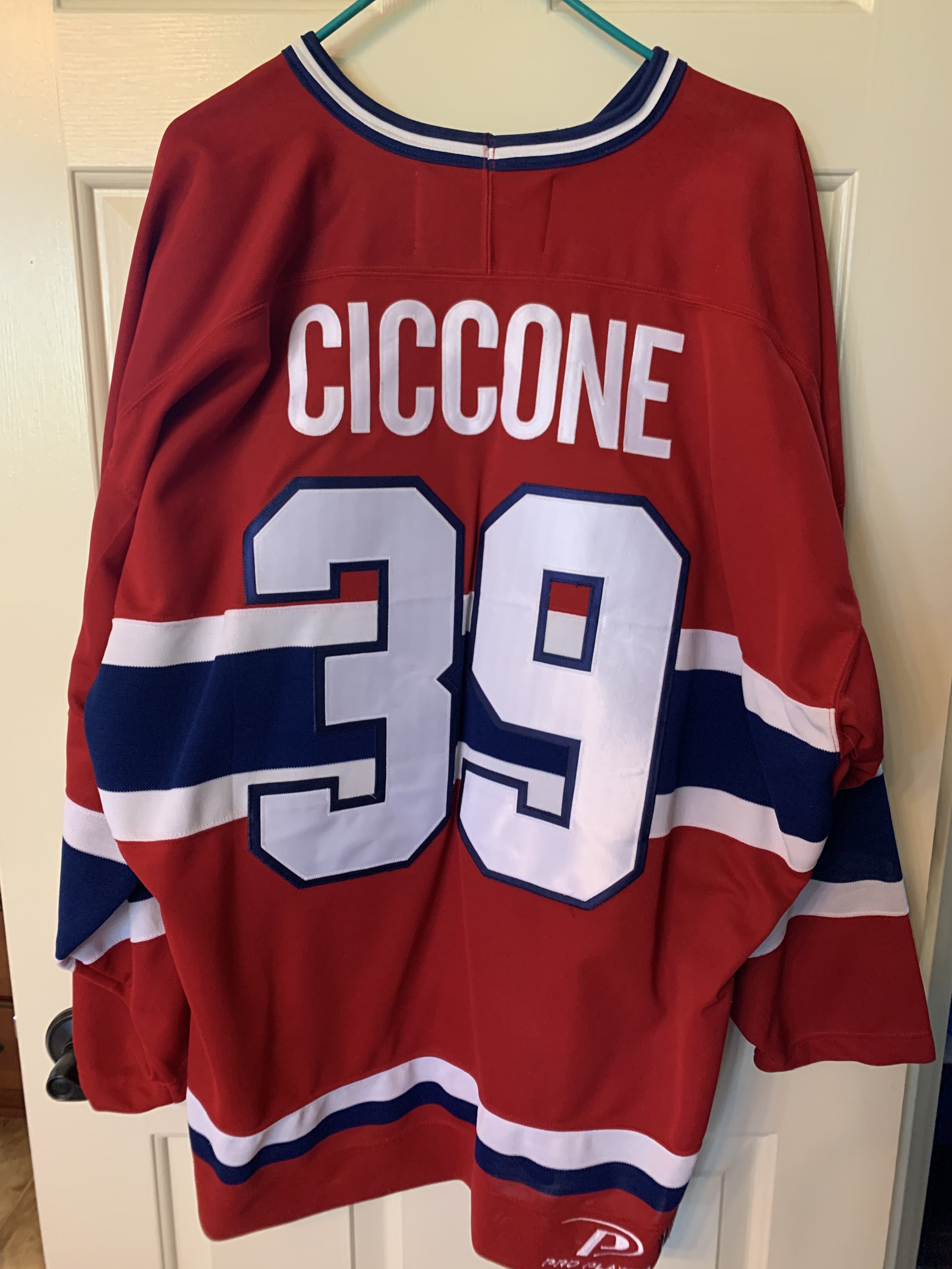 NHL Montreal Canadiens #39 Enrico Ciccone Jersey
