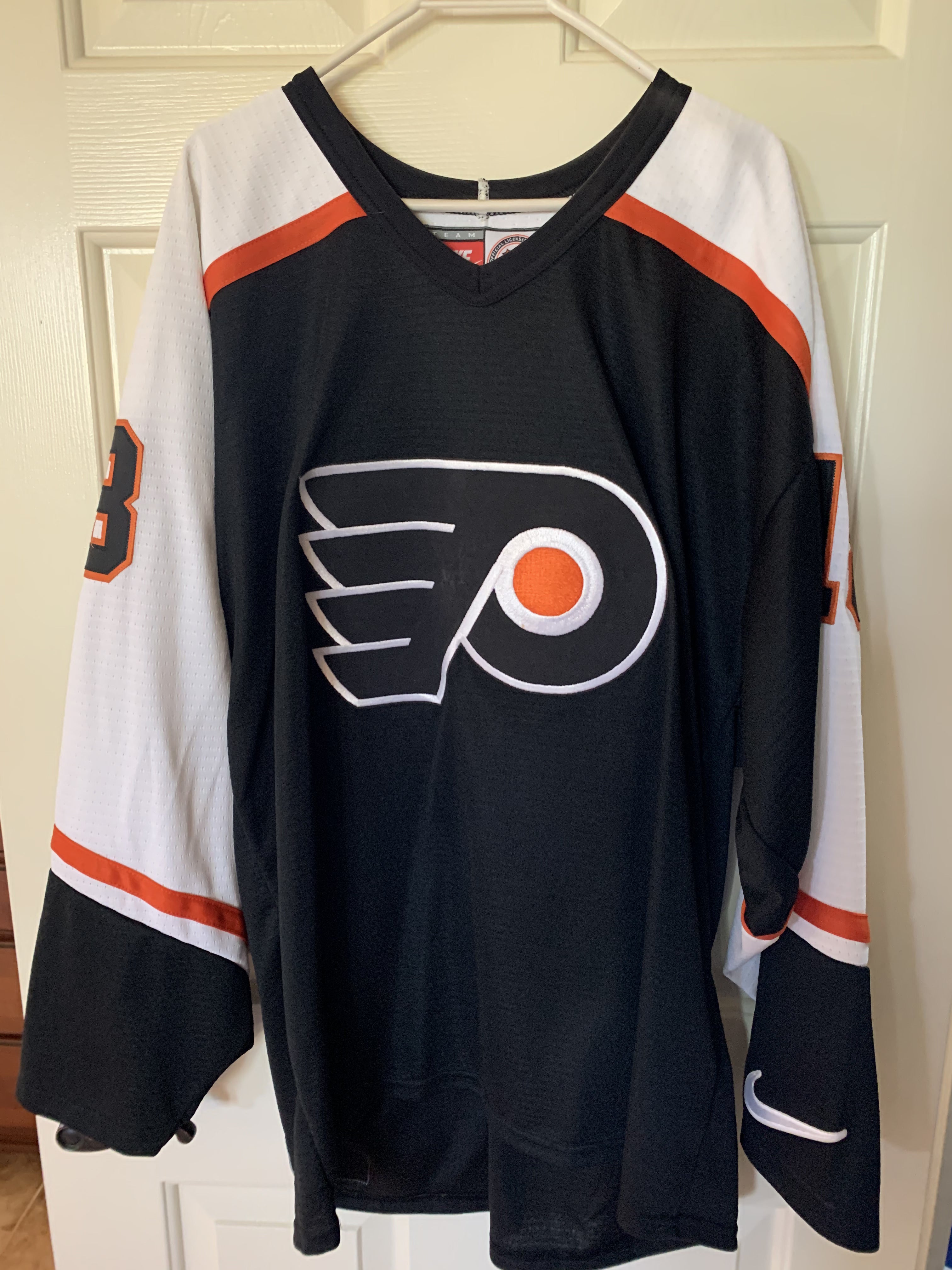 Philadelphia Phantoms AHL Reebok hockey jersey Black/Orange/Purple