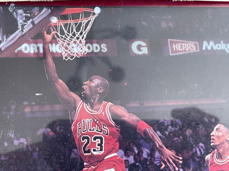 Chicago Bulls Michael Jordan #23 Nba Great Player Throwback White