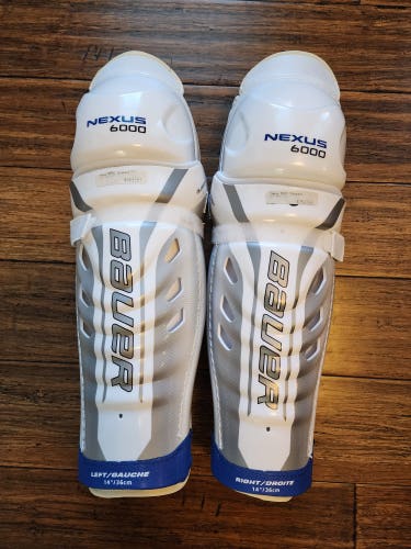 Bauer Nexus 6000 Hockey Shin Pads Senior 14"