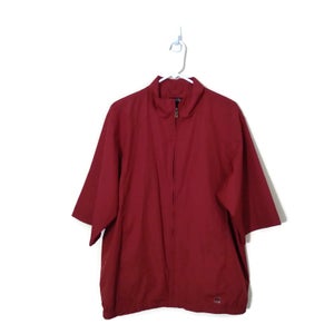 Izod XFG Xtreme Function Golf Men’s Short Sleeve Full-Zip Windbreaker Shirt Jacket Sz Large