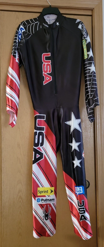 Spyder US Ski Team Downhill Race Suit Mens XL AUTHENTIC