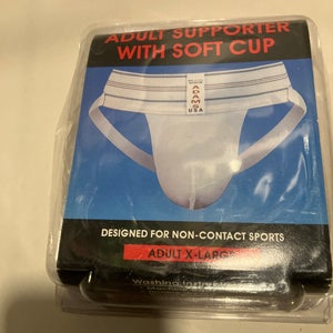 Adams adult supporter with soft cup Adult extra large 40 to 42 inch waist