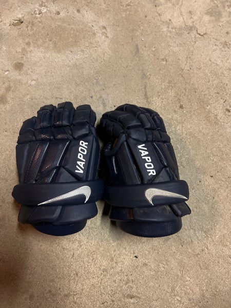 Used Player's Nike 12" Vapor Lacrosse Gloves