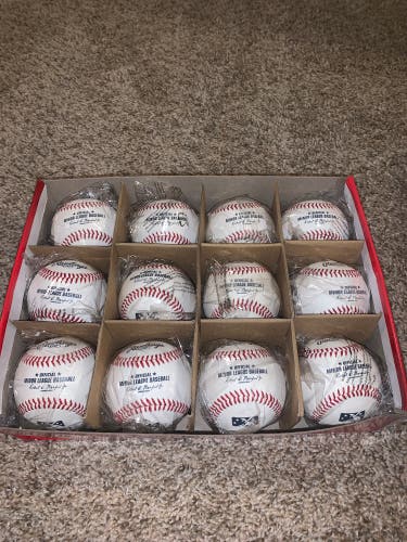 Brand New Rawlings (1 Dozen) Official Minor League Baseballs
