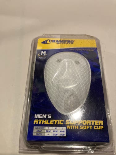Champro soft cup Supporter Jockstrap Adult Medium 30 To 36
