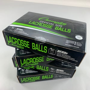 New Champion Lacrosse Ball 12 Pack (1 Dozen) / Orange /  Buyer pays shipping