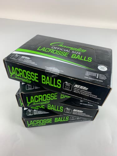 New Champion Lacrosse Ball 12 Pack (1 Dozen) / Orange /  Buyer pays shipping