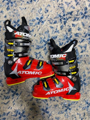 Used Atomic Racing Redster WC90 Ski Boots with new liners and soles 23.5