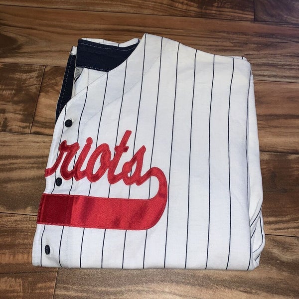 White and Red Striped Baseball Shirt Manufacturer in USA