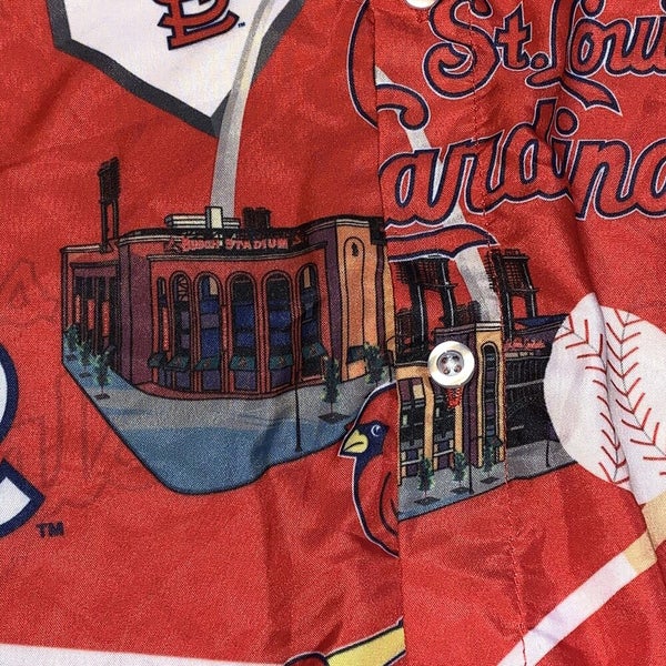 St. Louis Cardinals T-Shirt Mens Sz XL American Flag MLB Genuine Red USA