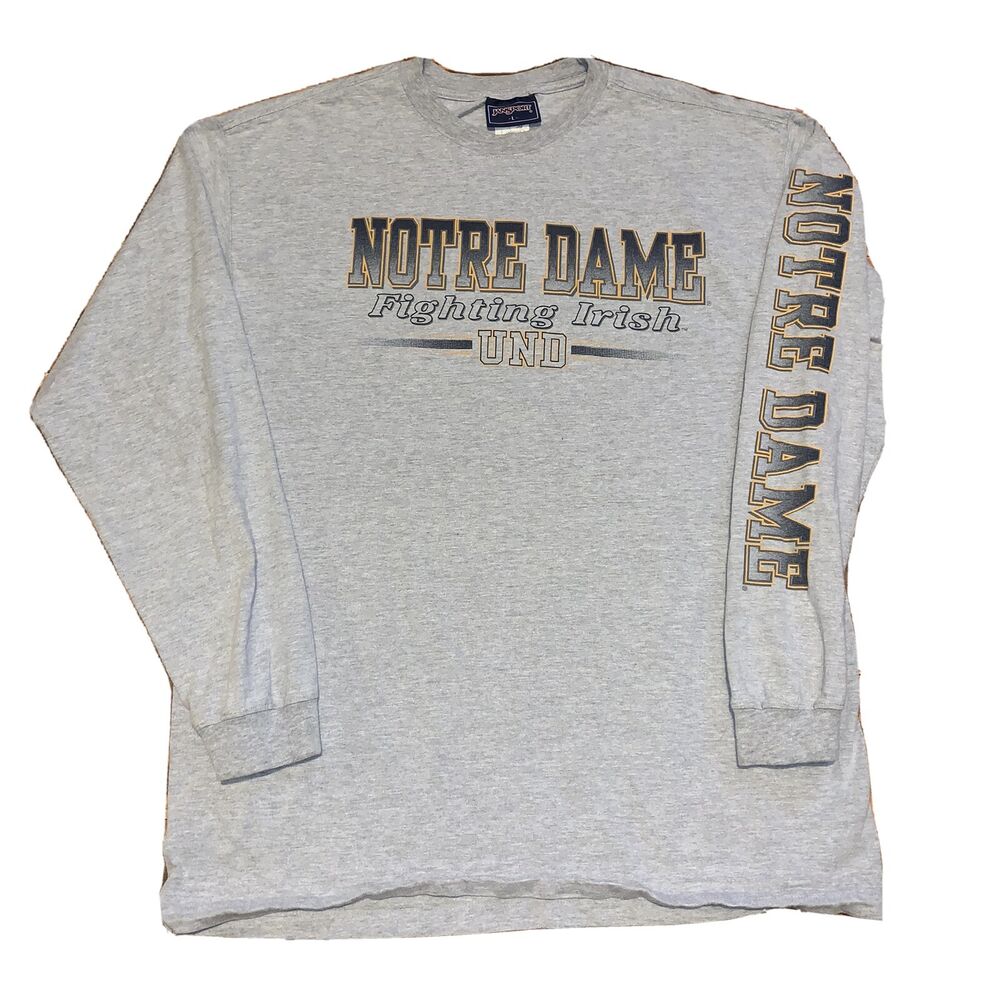 notre dame dri fit long sleeve