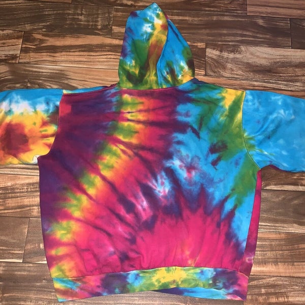 Womens Chicago Tie Dye Hoodie, Large