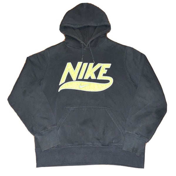 Nike Sweatshirt Boys XL Kids Youth Black Hoodie Logo Pullover