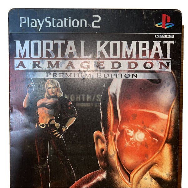 Mortal Kombat Armageddon Premium Edition (PS2) STEELBOOK + Manual/Bonus  TESTED