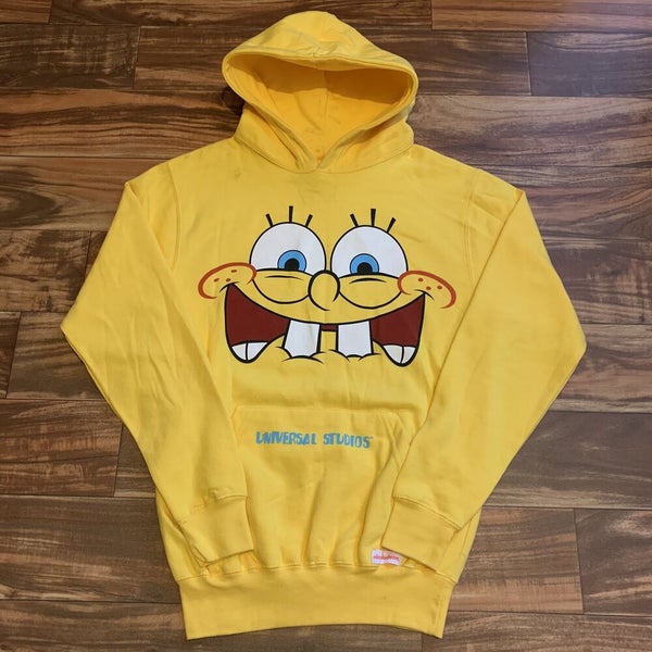 Spongebob Squarepants Universal Studios Nickelodeon Hoodie Sweatshirt Size  Small