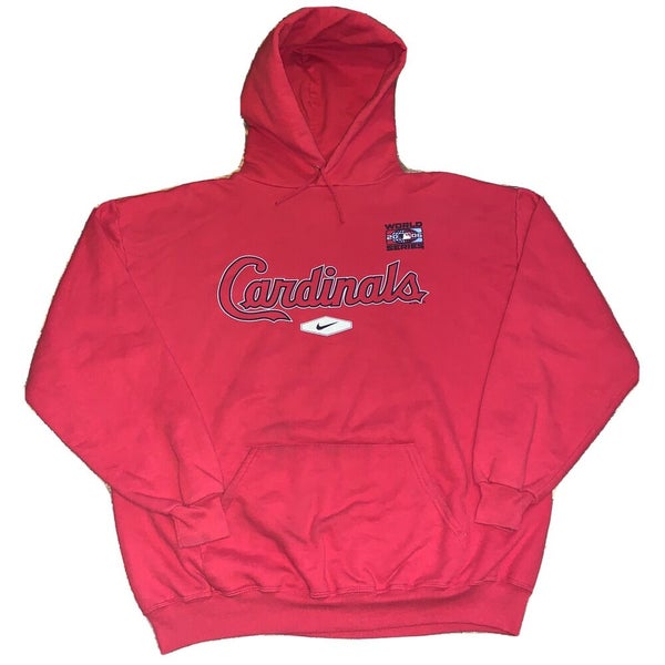 Vintage Nike St Louis Cardinals Embroidered Center Swoosh Hoodie