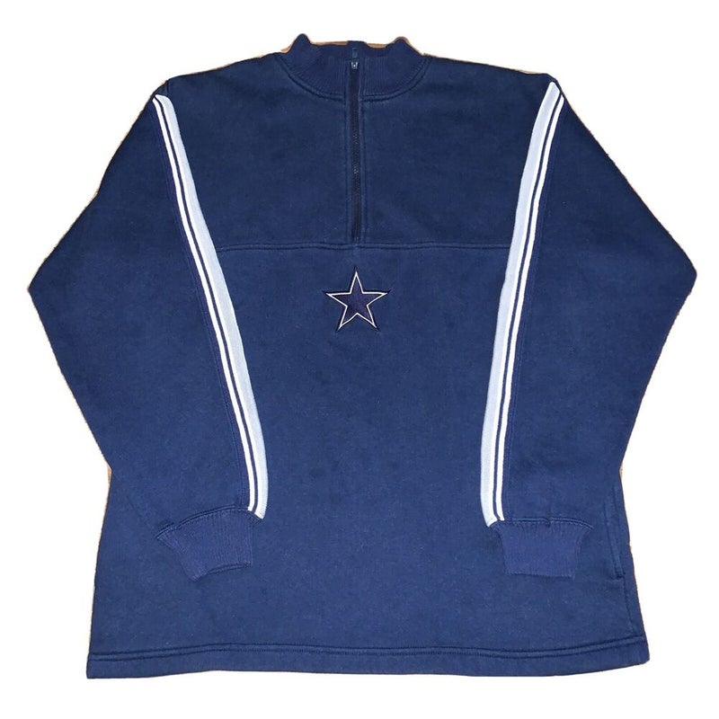 Dallas Cowboys Sweater Adult Extra Large Blue Hoodie Sweatshirt Football  Mens