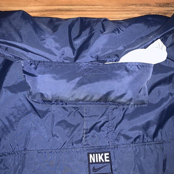 Vintage NIKE Blue Tag Half Zip Windbreaker Jacket sz L