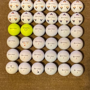 Used TaylorMade 36 Pack (3 Dozen) TP5X Balls
