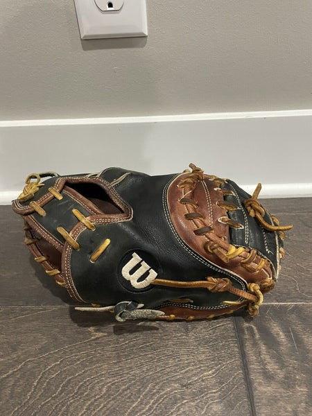 Used Wilson Right Hand Throw Catcher's A2K Baseball Glove 32.5"