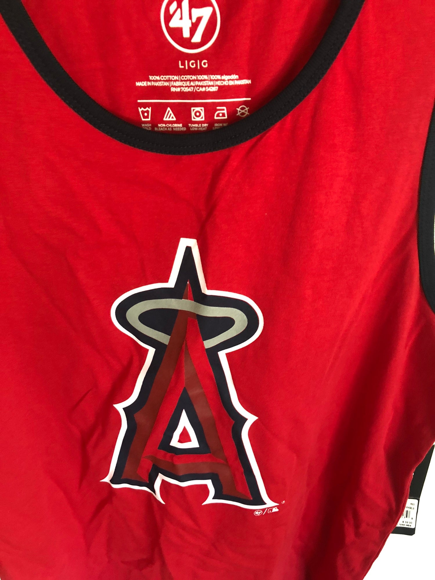 Los Angeles Angels 47 Brand Men's MLB Tank Top L
