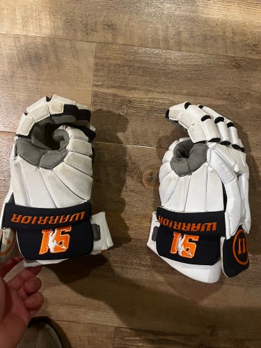 Used Player's Warrior 13" Burn Pro Lacrosse Gloves