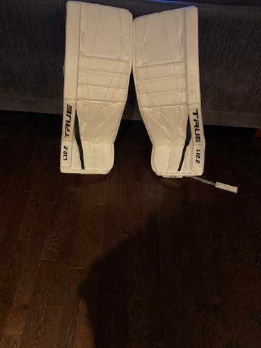 Used 34" True Goalie Leg Pads