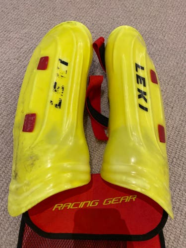 Used Leki World Cup pro Shin Guard - Adult 15.75”