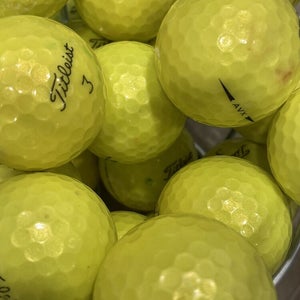 24 Titleist AVX Yellow Used Golf Balls