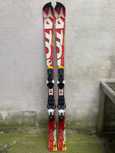 2014 Atomic Redster FIS SL 158 cm Slalom Race Skis with X 12 VAR Bindings