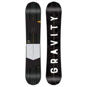 New Men's $350 Gravity "Symbol" Snowboard 153cm, Camber ride, Bindings Avail.